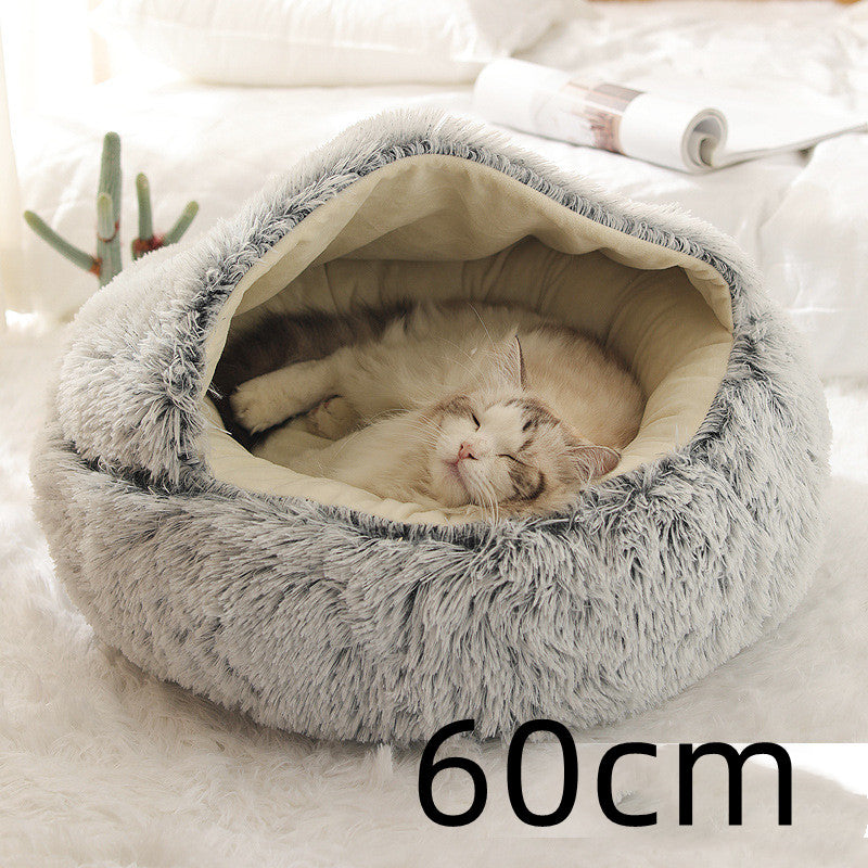 2 in 1 Plush Pet Bed