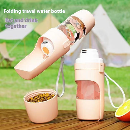 2 in 1 Travel Dog Water Bottle