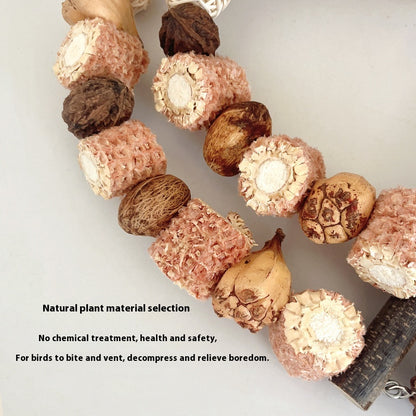 Wooden Parrot Perch Stand