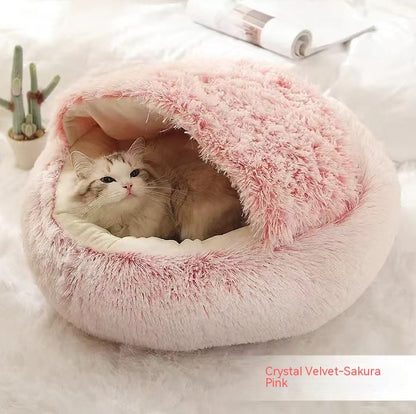 2 in 1 Plush Pet Bed