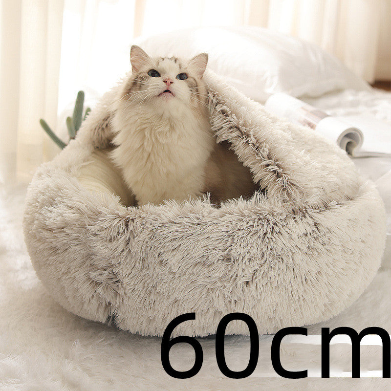 2 in 1 Plush Pet Bed