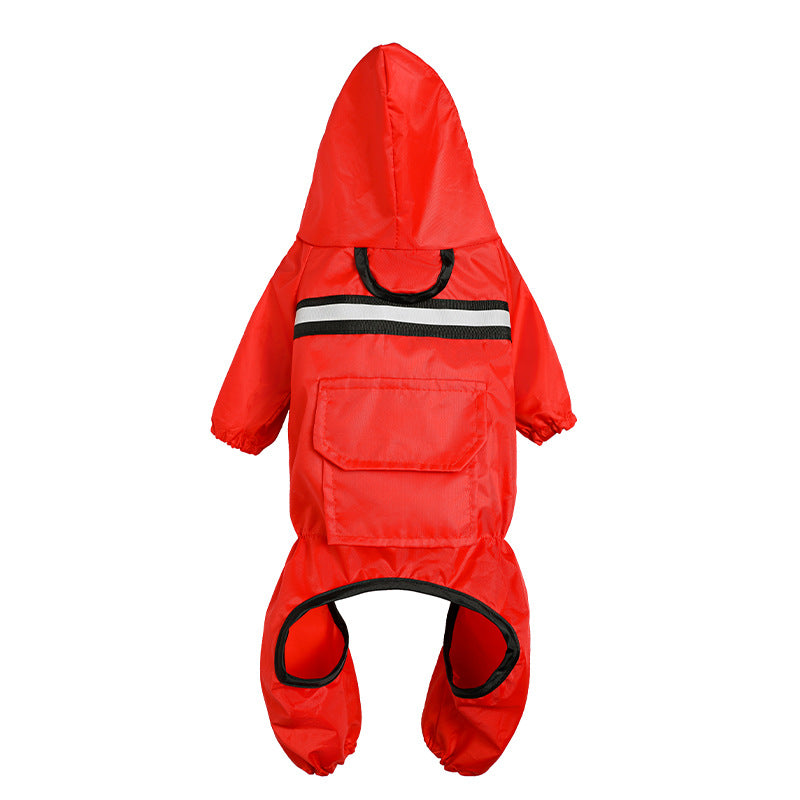 Reflective Waterproof Dog Raincoat