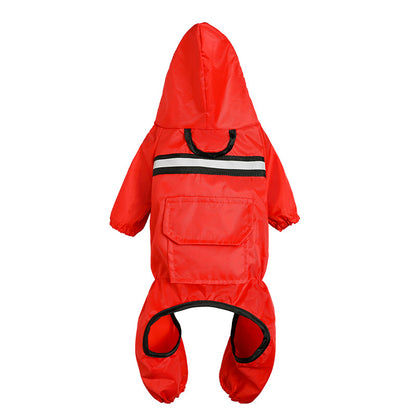Reflective Waterproof Dog Raincoat