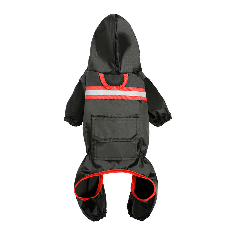 Reflective Waterproof Dog Raincoat