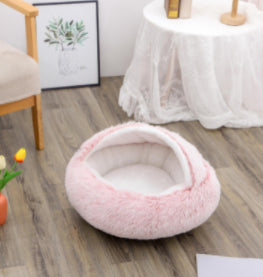 2 in 1 Plush Pet Bed