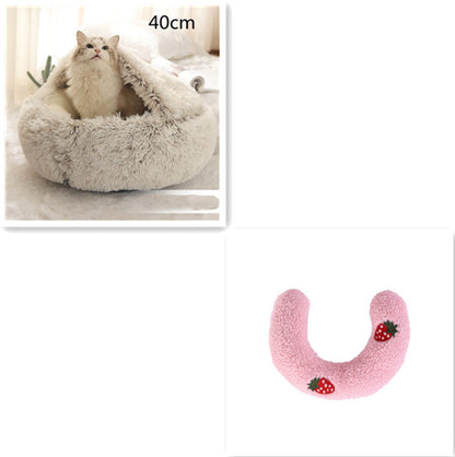2 in 1 Plush Pet Bed